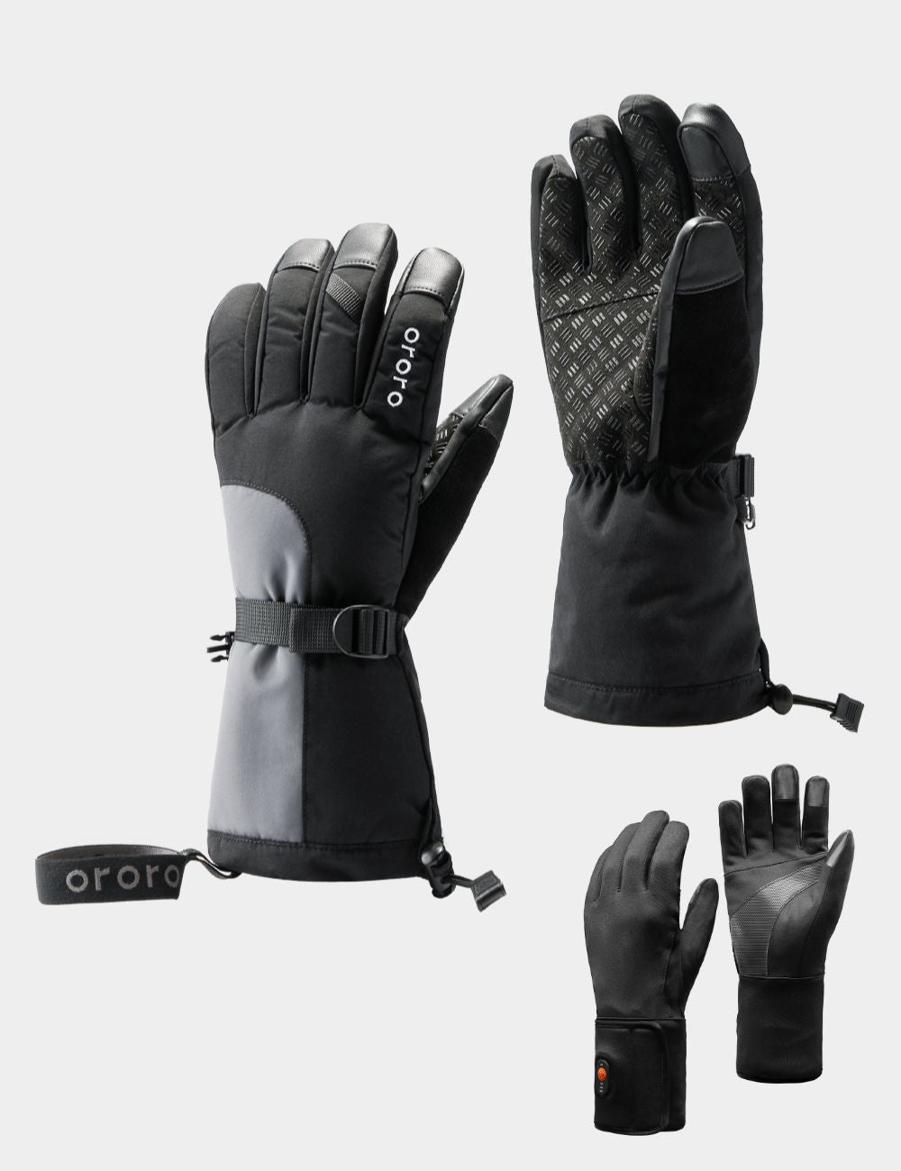 beheizbare handschuhe osmo Twin Cities 3-in-1 Beheizbare Handschuhe 2.0| ororo® – ororo.eu