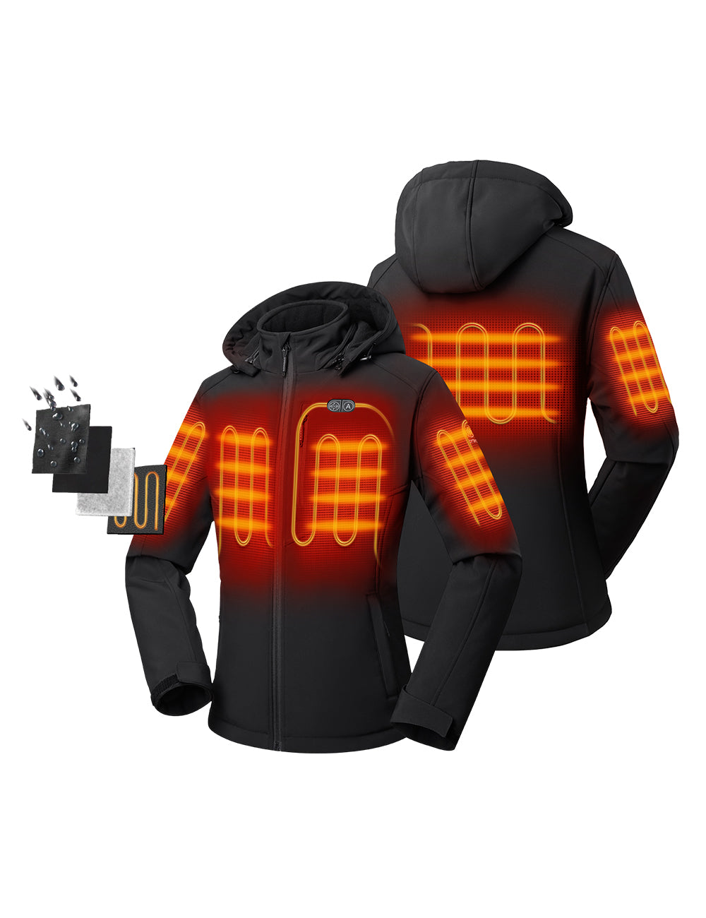 Beheizbare Dual-Control Damenjacke mit 5 Heizzonen (Brustheizung), Thumbnail 2