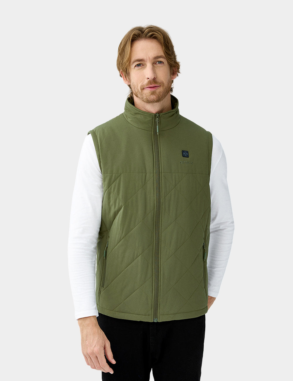 Men's Heated Quilted Vest, Thumbnail 18