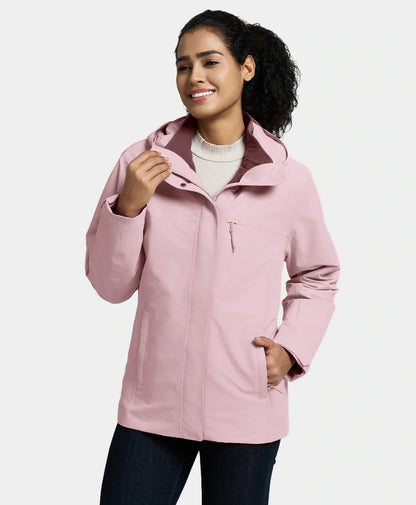 River Ridge Damen 3-in-1 beheizte Jacke mit Fleecefutter