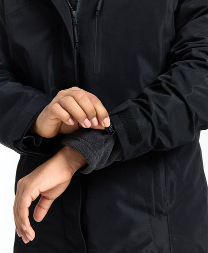 River Ridge Damen 3-in-1 beheizte Jacke mit Fleecefutter