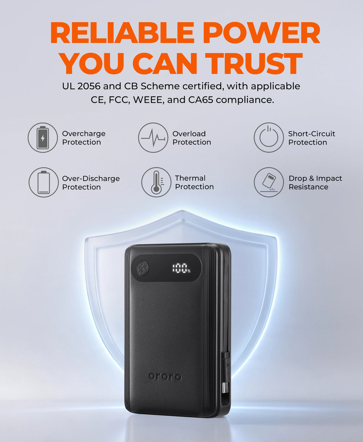 PD 10K Pro Wiederaufladbarer Akku (USB-C, 30 W Ausgangsleistung)