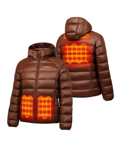4 heating zones: two front pockets, upper back, and mid-back