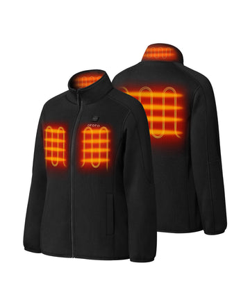 4 Heating Zones (Left & Right Chests, Mid-Back, and Collar)