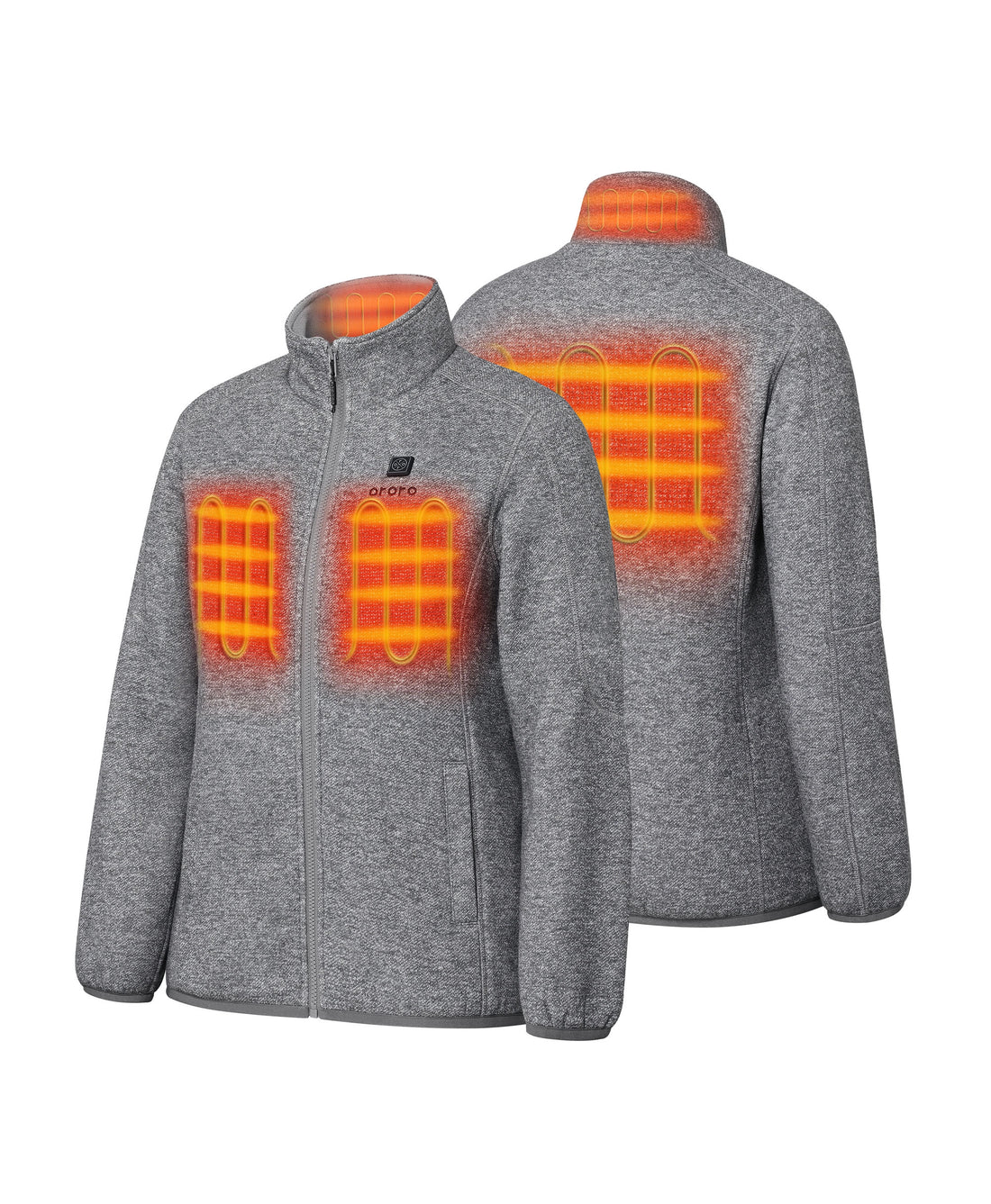4 Heating Zones (Left & Right Chests, Mid-Back, and Collar)