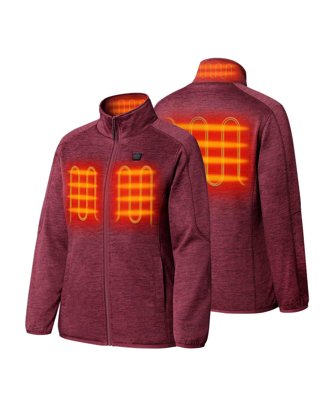 4 Heating Zones (Left & Right Chests, Mid-Back, and Collar)