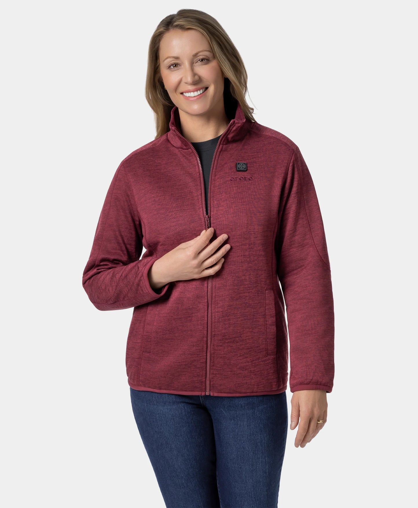 Women's Heated Full-Zip Fleece Jacket