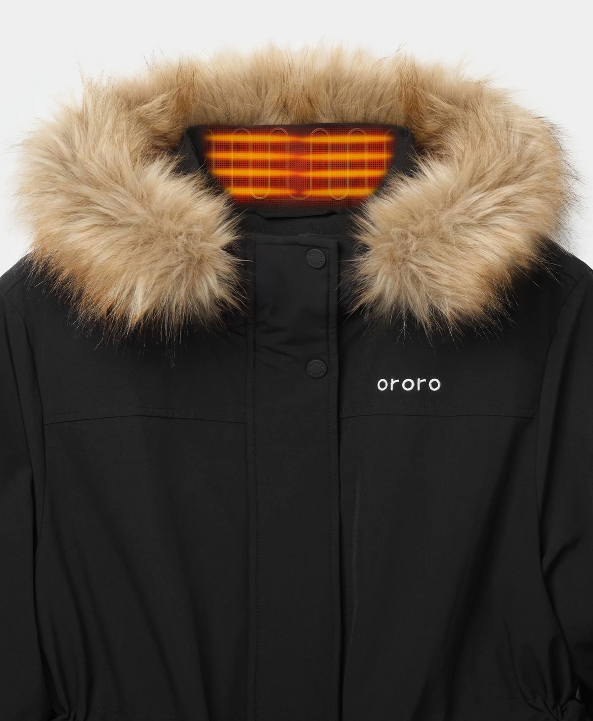 Engadin Damen Klassischer Beheizbarer Parka mit 4 Heizzonen, Thumbnail 4