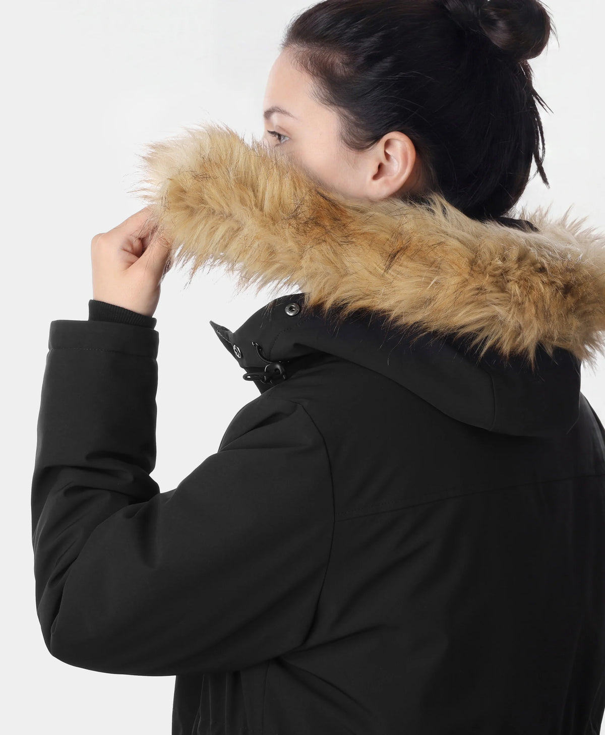 Engadin Damen Klassischer Beheizbarer Parka mit 4 Heizzonen