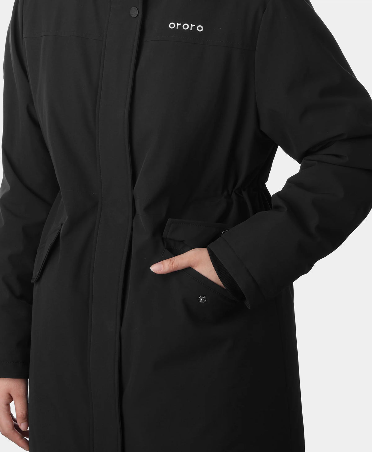 Engadin Damen Klassischer Beheizbarer Parka mit 4 Heizzonen, Thumbnail 9