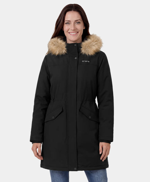 Engadin Damen Klassischer Beheizbarer Parka mit 4 Heizzonen ,view 1