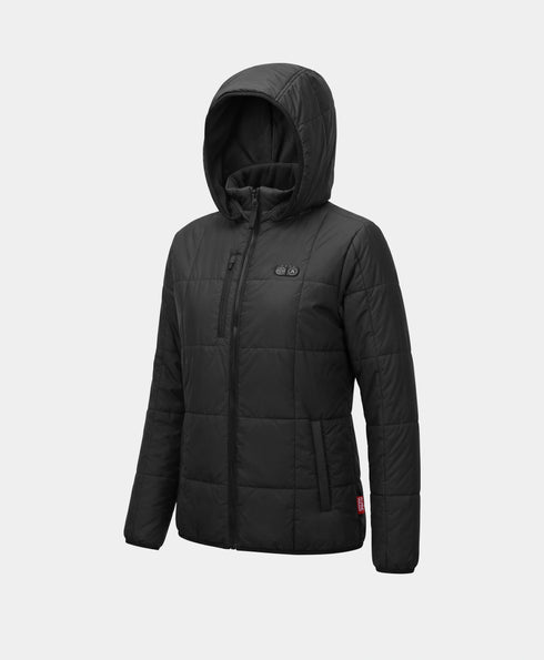 Overland Damen Beheizbare Steppjacke mit 7 Heizzonen und beheizbarer Kapuze ,view 1