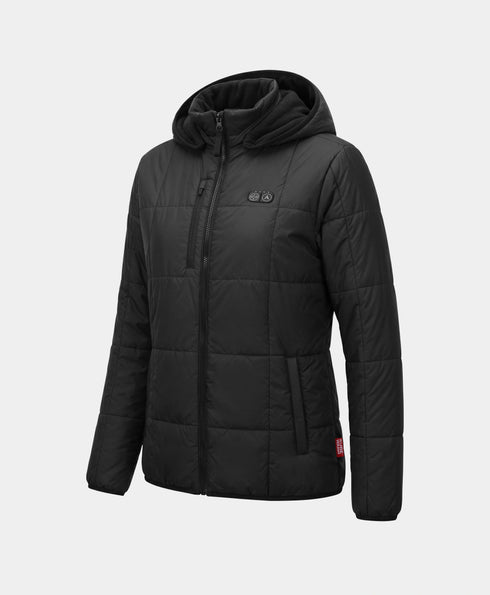 Overland Damen Beheizbare Steppjacke mit 7 Heizzonen und beheizbarer Kapuze ,view 1