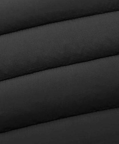 Horizontal quilted stitching design