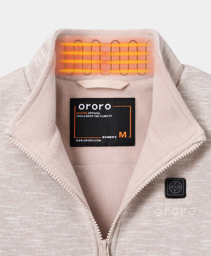 Frauen beheizbare Fleeceweste (2025)