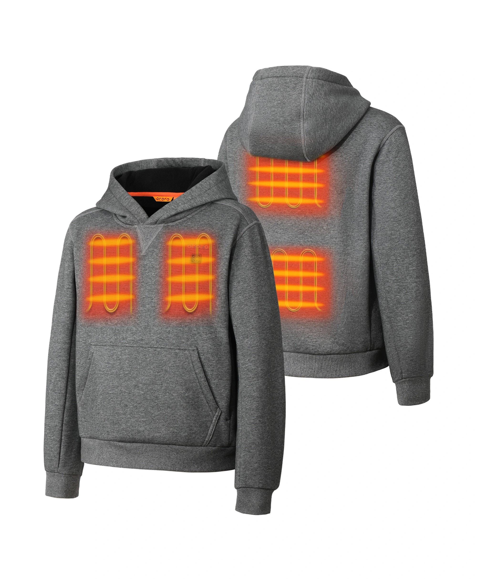 Kids' 4-Zone Heated Pullover Hoodie, Thumbnail 15