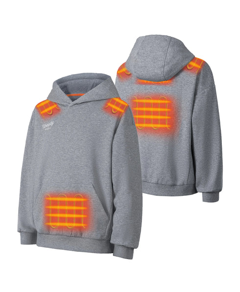 Toasty Kinder Beheizbarer Kapuzenpullover mit 5 Heizzonen ,view 2