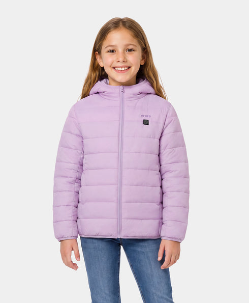 Beheizte, leichte Steppjacke für Kinder mit 4 Heizzonen ,view 1