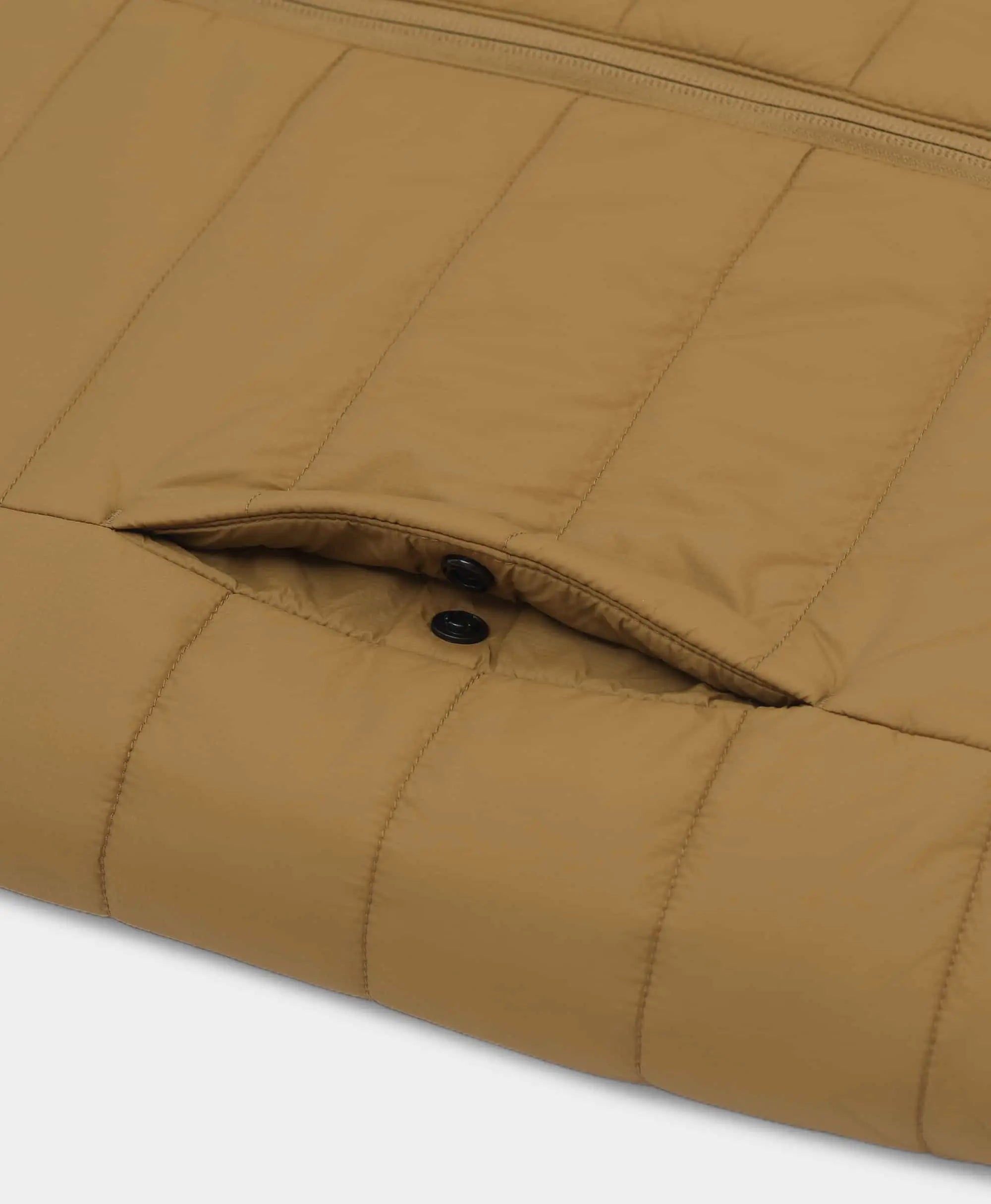 Button-Closed Side Pockets