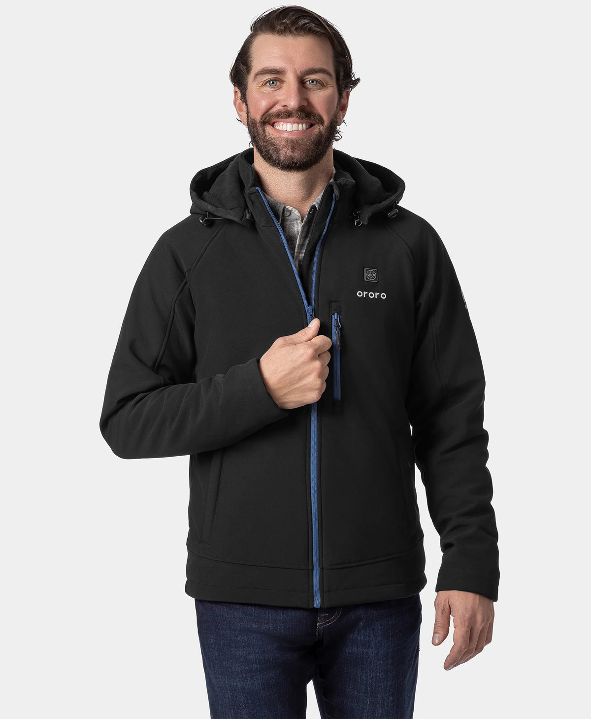 Klassische Beheizbare Jacke für Herren - 4 Heizzonen