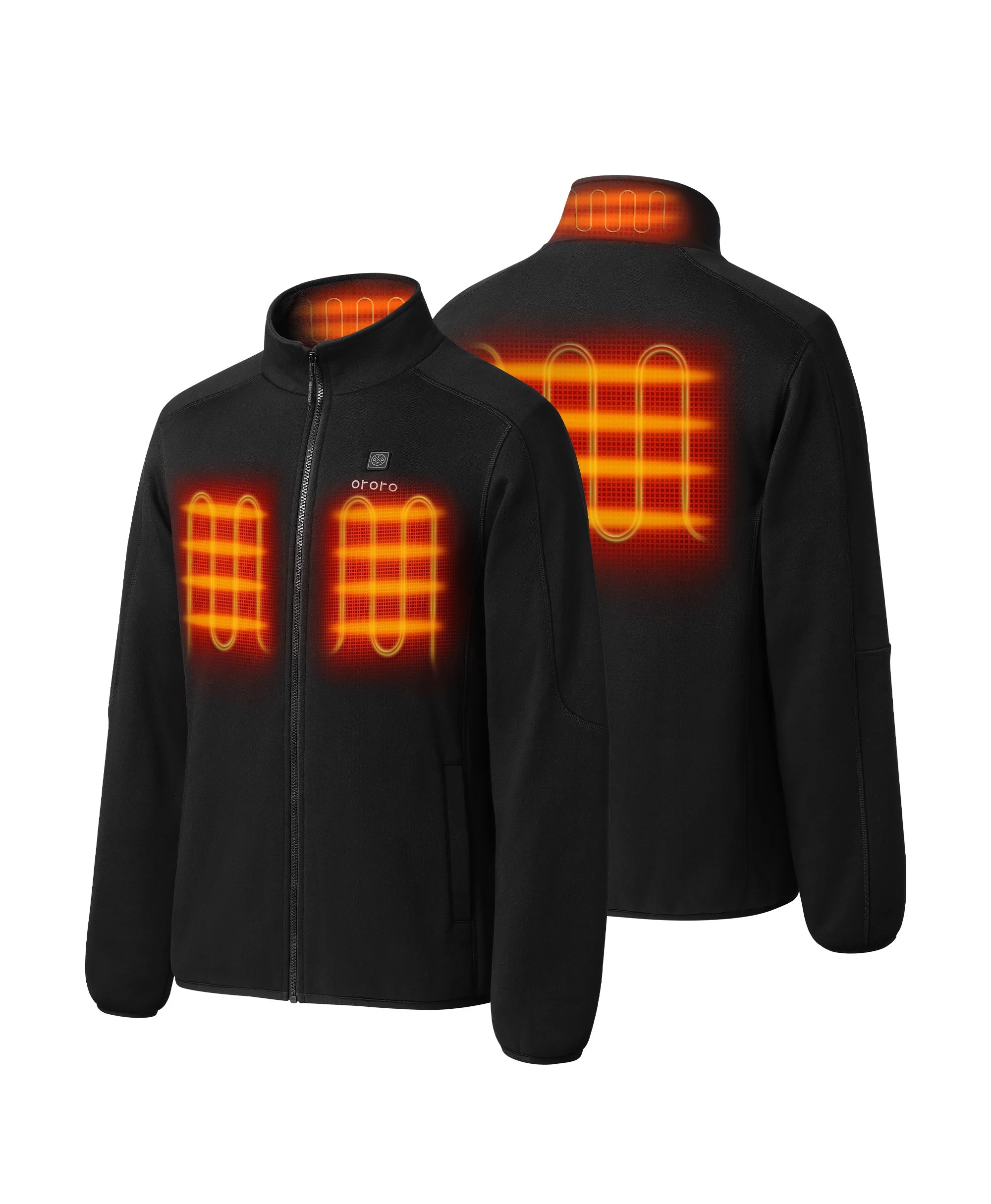 4 Heating Zones (Left & Right Chests, Mid-Back, and Collar)