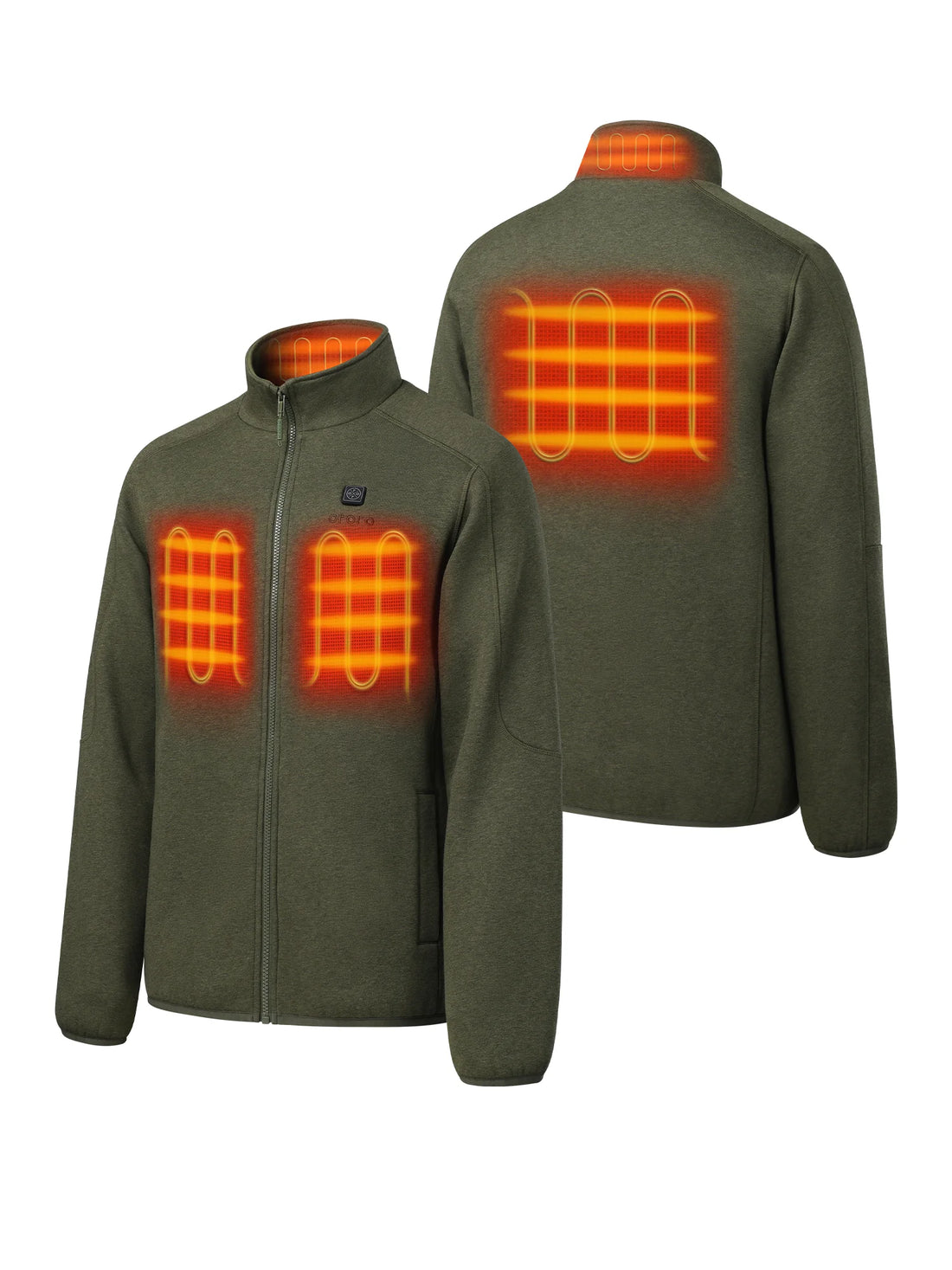 4 Heating Zones (Left & Right Chests, Mid-Back, and Collar)