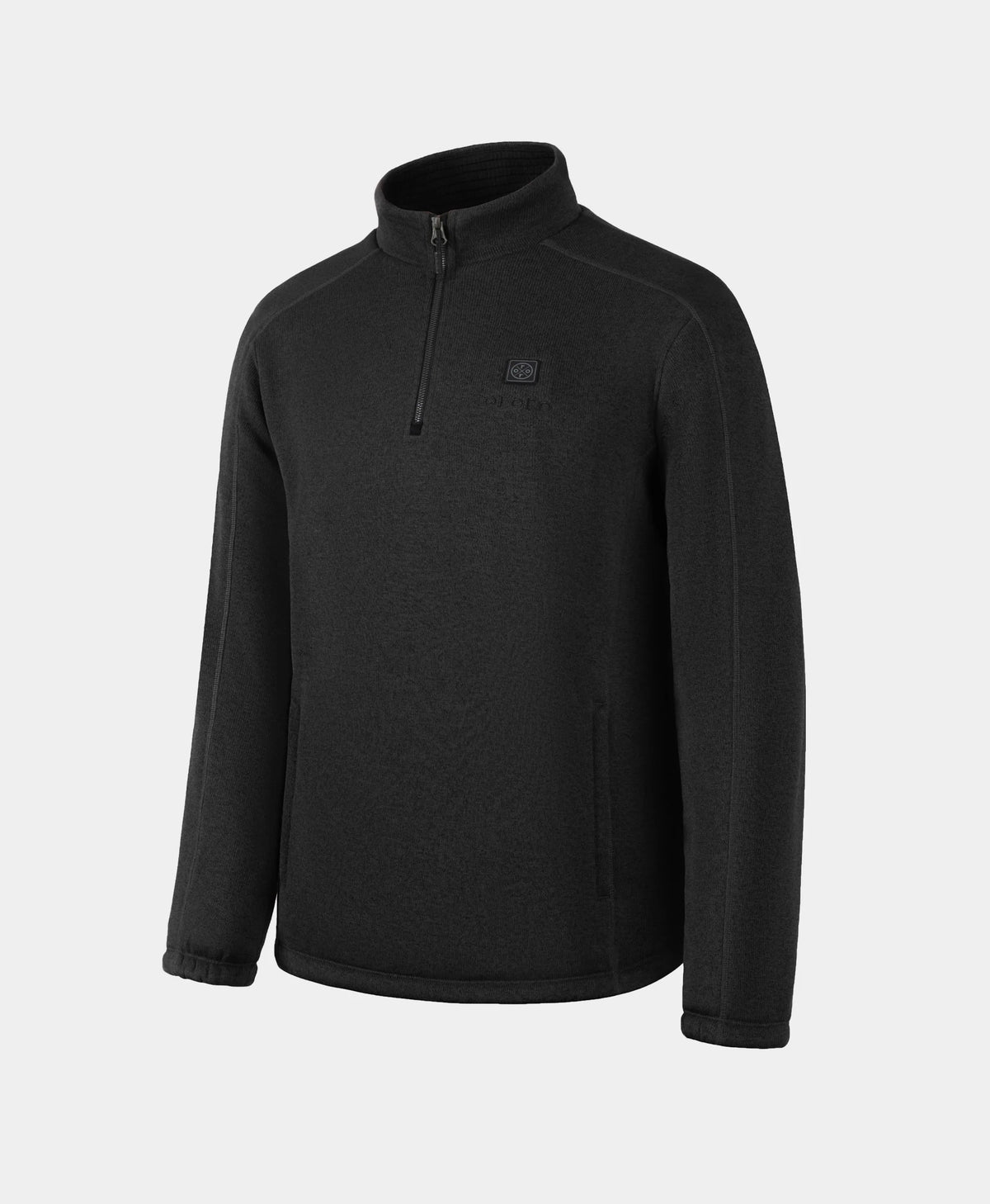 Augusta Herren Beheizbare Strickfleecejacke mit 1/4-Reißverschluss und 4 Heizzonen, Thumbnail 1