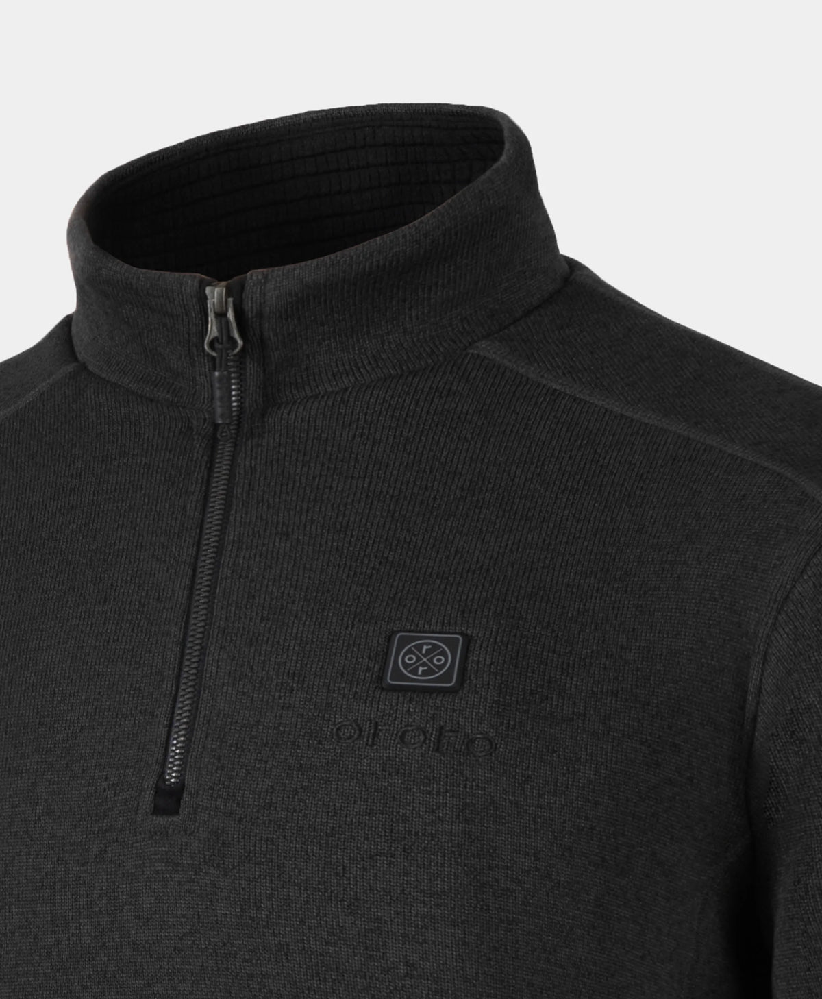 Augusta Herren Beheizbare Strickfleecejacke mit 1/4-Reißverschluss und 4 Heizzonen