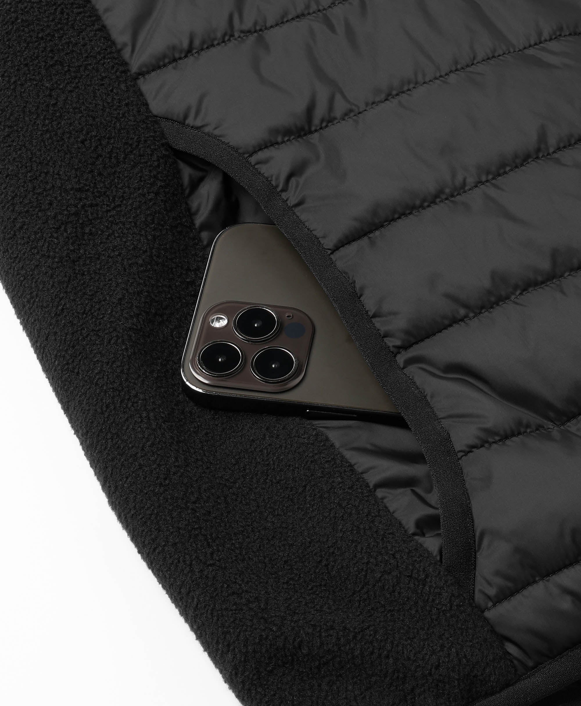 Endverkauf - PuffLyte Männer beheizbare Leichte Jacke - Schwarz, Thumbnail 8
