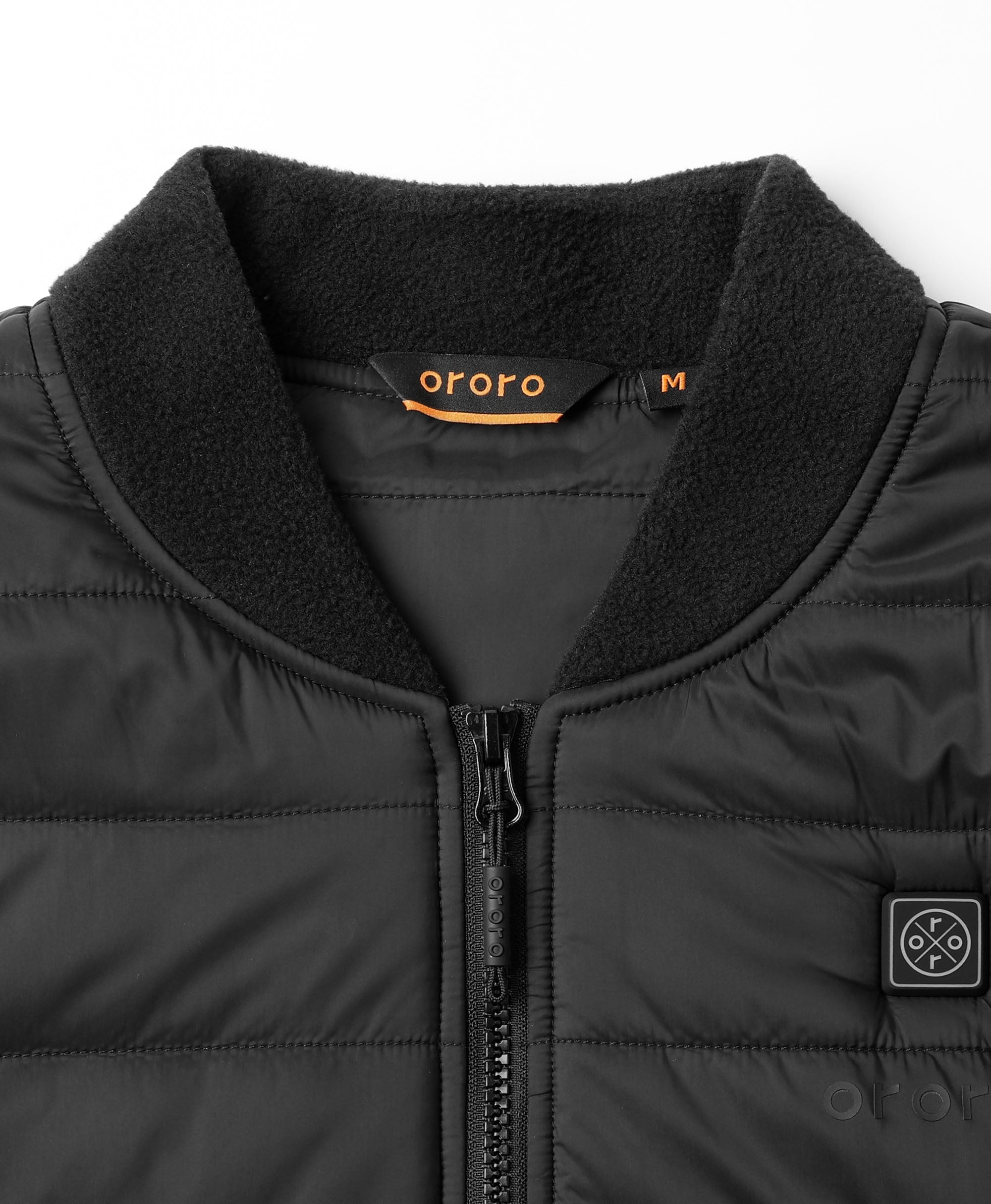 Endverkauf - PuffLyte Männer beheizbare Leichte Jacke - Schwarz, Thumbnail 5