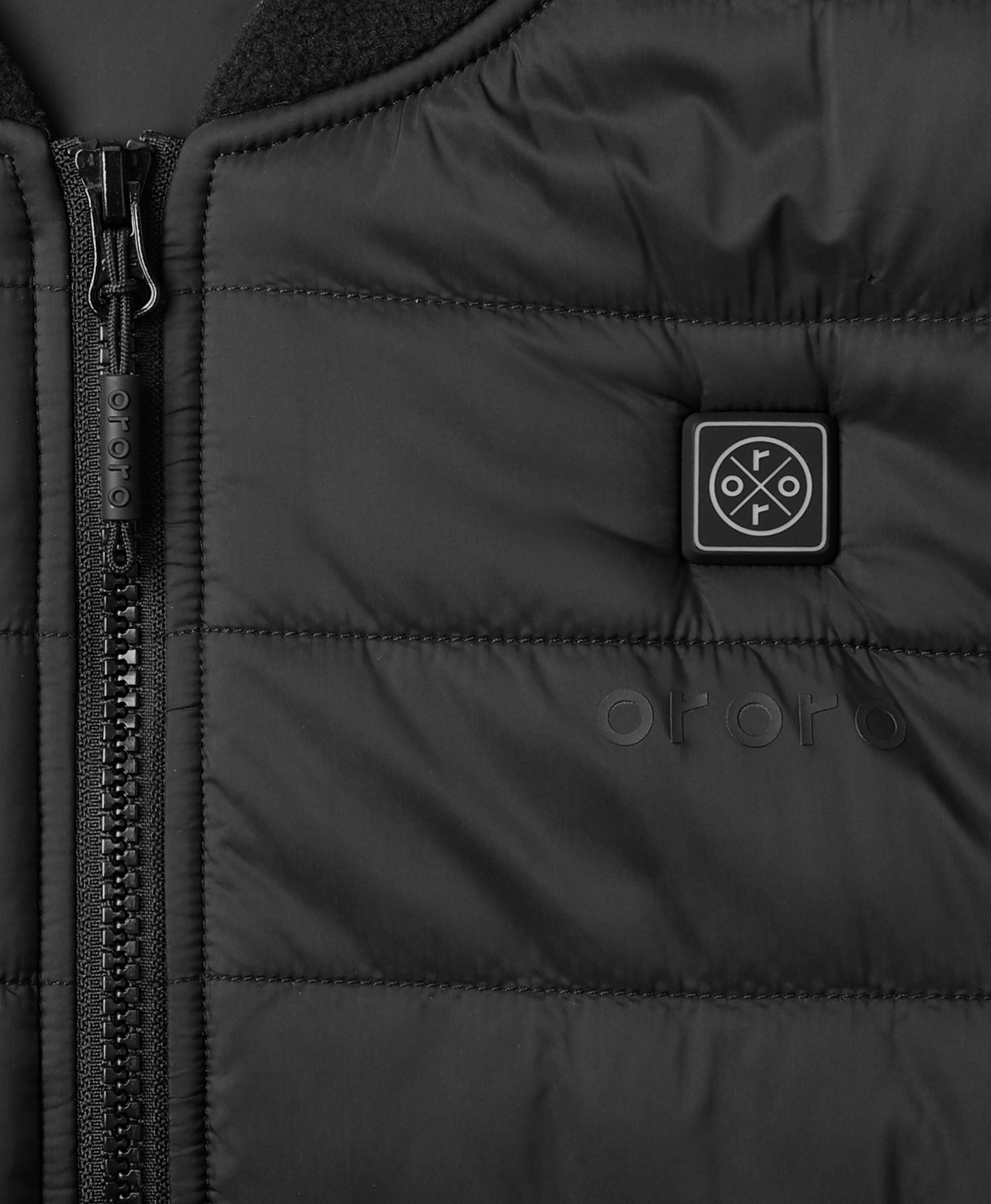 Endverkauf - PuffLyte Männer beheizbare Leichte Jacke - Schwarz, Thumbnail 6