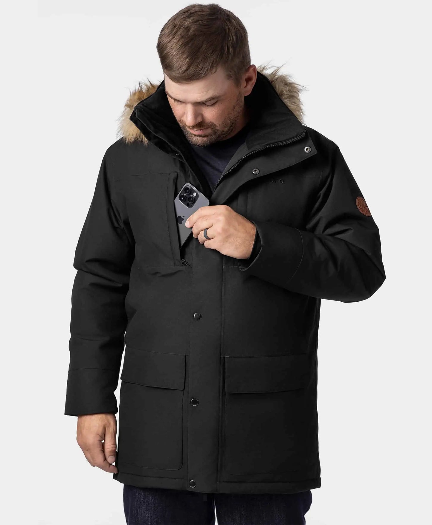 Gstaad Herren 4-Zonen beheizbare Parka-Jacke