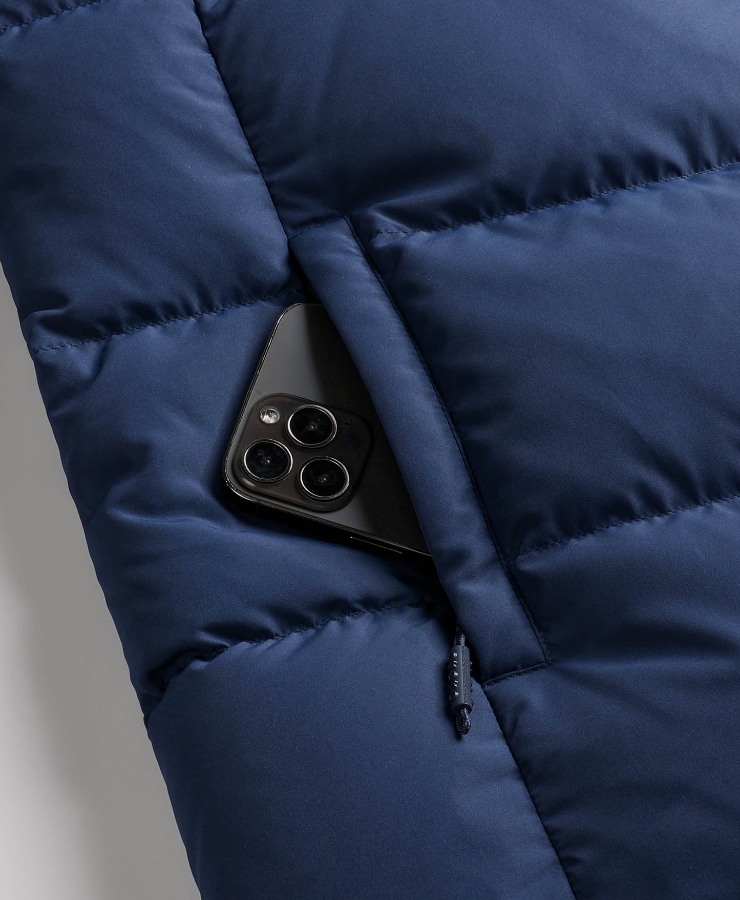 Beheizbare Herren-Daunenweste (800 Cuin Füllkraft)