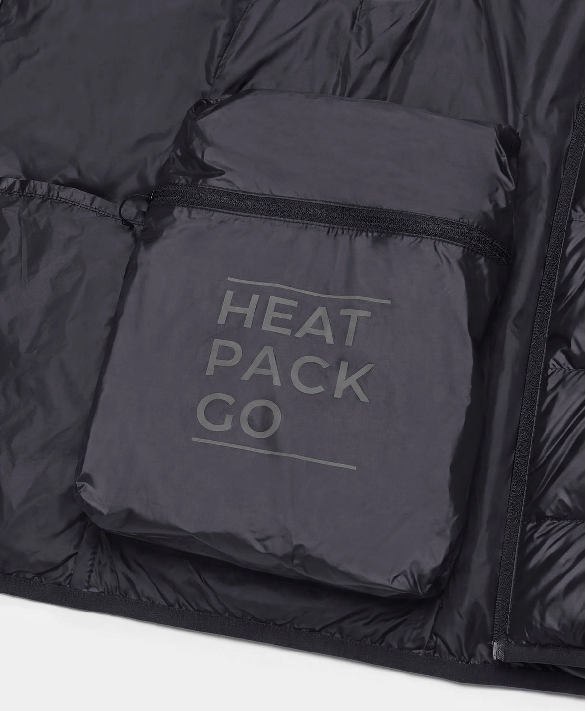 Aero Herren Beheizbare Packbare Daunenweste mit 5 Heizzonen, Thumbnail 7