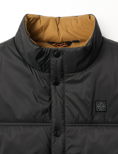 Endverkauf - PuffLyte Männer beheizbare Leichte Weste - Schwarz / Khaki