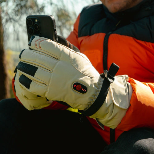 Calgary Heated Gloves 2.0 - Beige