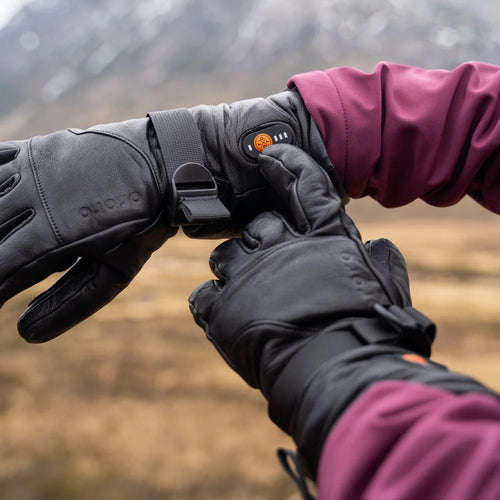 Boise Unisex Heated Full Leather Gloves