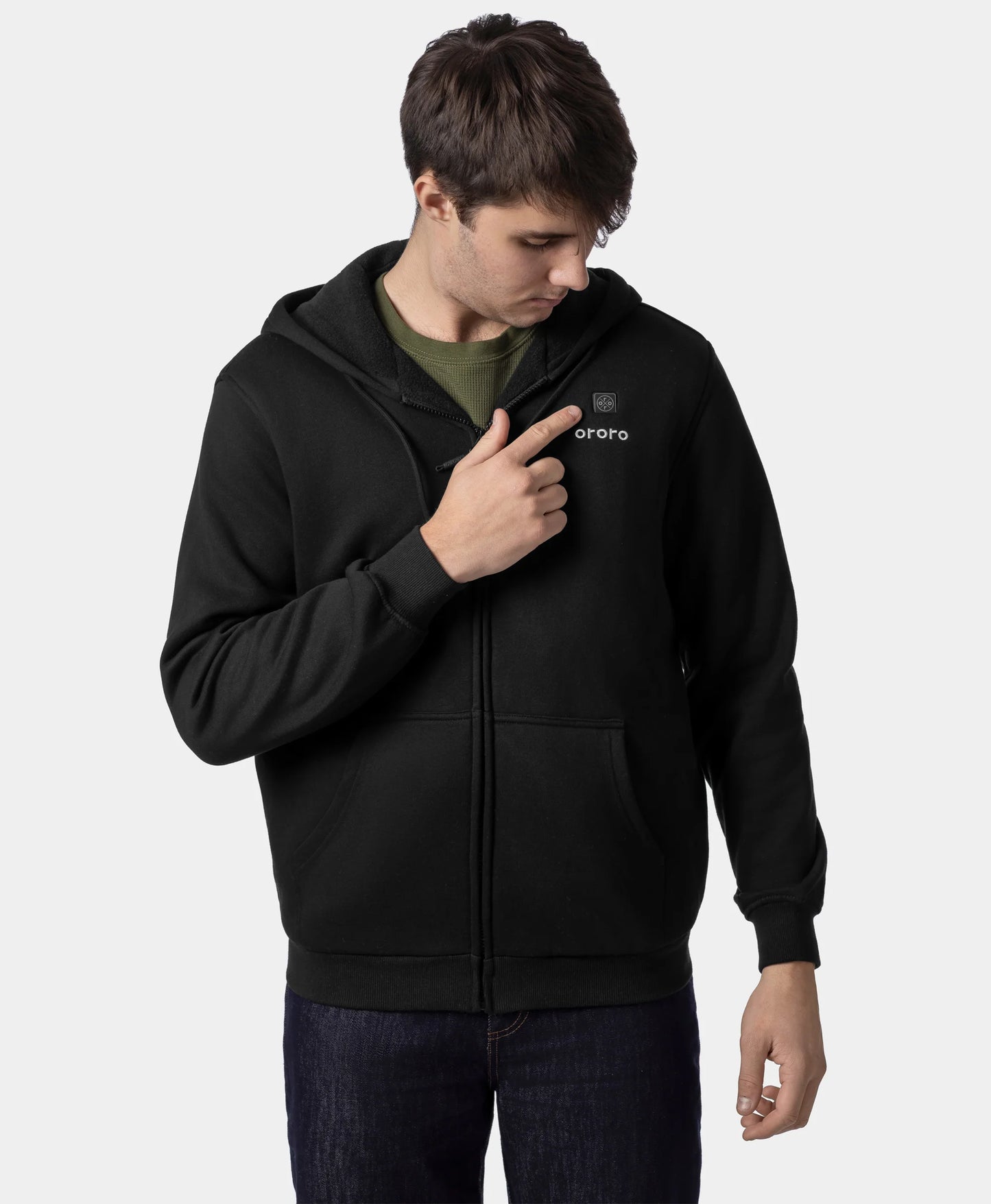 Element Unisex 4-Zonen-Fleece-Heizkapuzenpullover