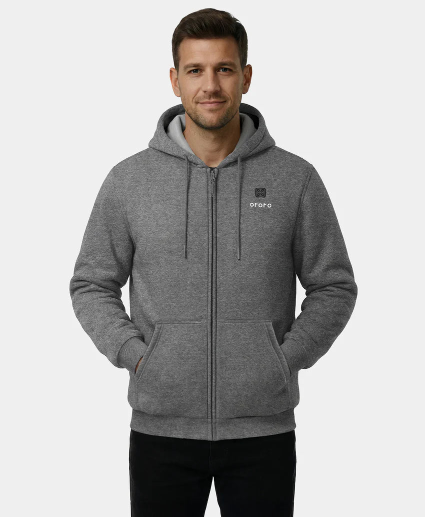 Element Unisex 4-Zone Fleece Heated Hoodie, Thumbnail 1