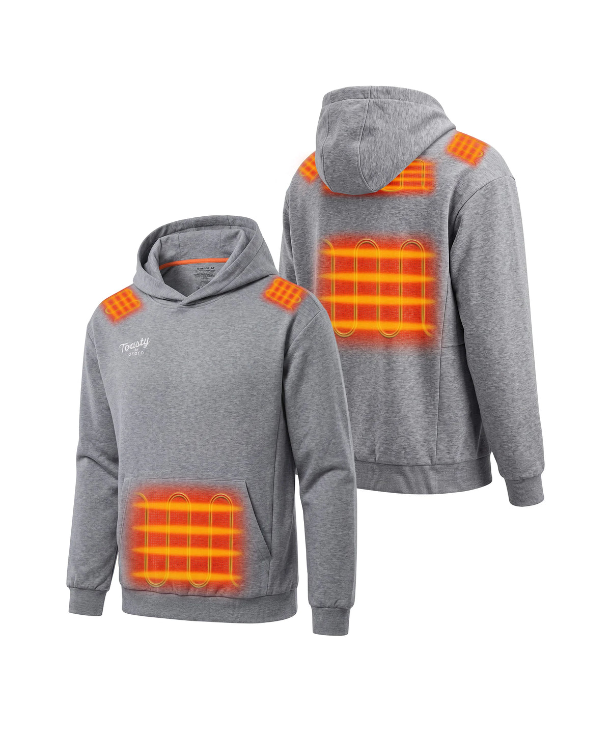 Toasty Unisex Beheizbarer Kapuzenpullover mit 5 Heizzonen, Thumbnail 2