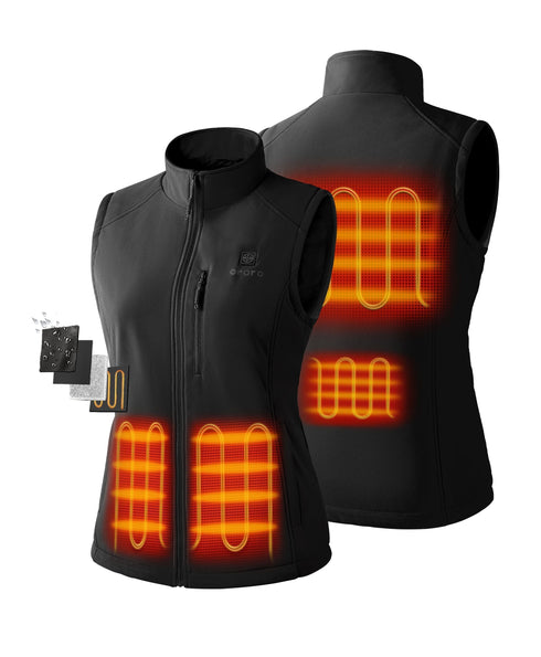 4 Heating Zones: Left & Right Hand Pockets, Upper Back, Lower Back ,view 2