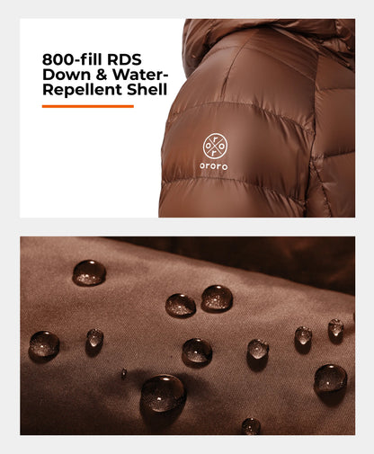 800-fill RDS Down & Water-Repellent Shell