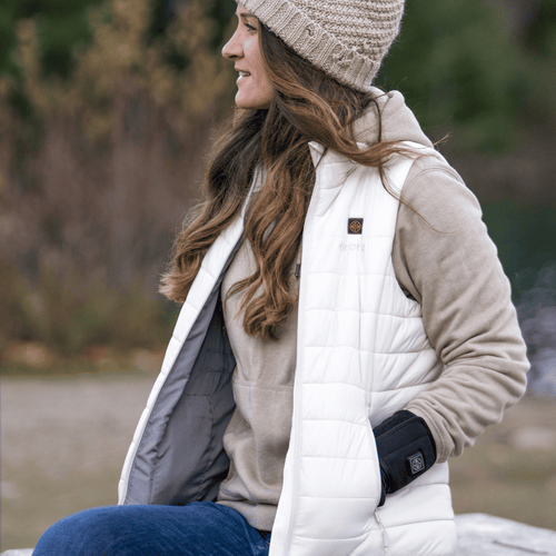 Women's Classic Heated Vest - Off-White