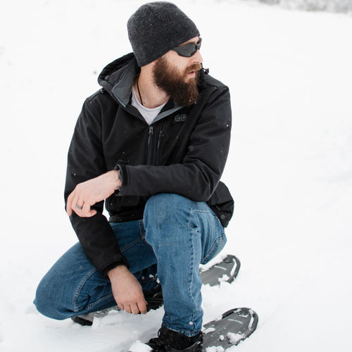 Men's Heated Dual Control Jacket with 5 Heating Zones (Chest Heating)