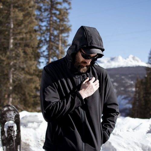 Men's Heated Dual Control Jacket with 5 Heating Zones (Chest Heating)