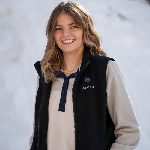 Women's Heated Fleece Vest - Black