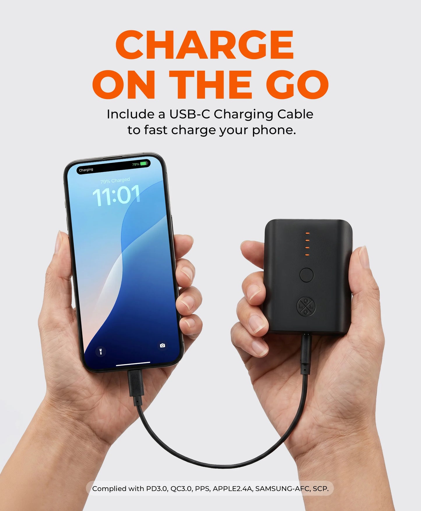 PD 5K Wiederaufladbarer Akku (USB-C, 24W Power Delivery)