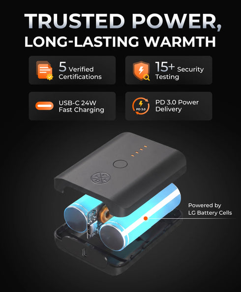 PD 5K Wiederaufladbarer Akku (USB-C, 24W Power Delivery) ,view 2