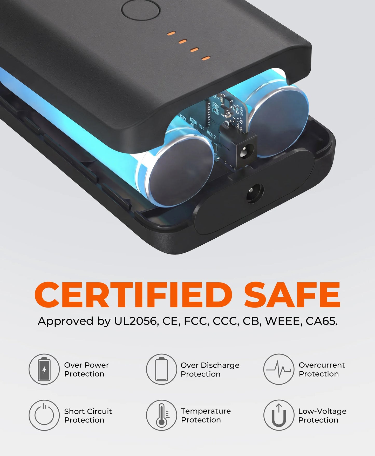 PD 5K Wiederaufladbarer Akku (USB-C, 24W Power Delivery)