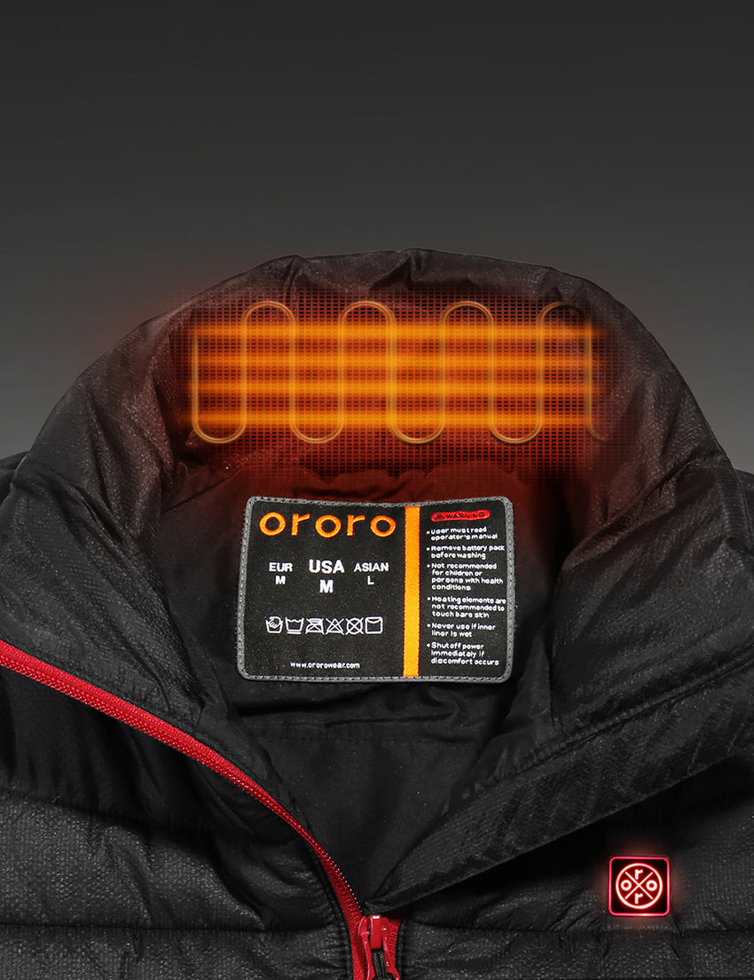 (Open-box) Damen beheizte gepolsterte Weste - Schwarz, Gallery 5